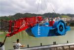 Automatic Cutter Lake Plants Boats Water Hyacinth Grass Aquatic Weed Harvester