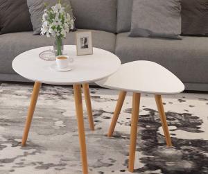 Quality Cafe Furniture Solid Wood Modern Center Table Japanese Style Assembly Minimalist wholesale