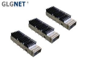 Quality Press Fit Mount QSFP28 Cage Single Port With QSFP28 Optical Transceiver wholesale