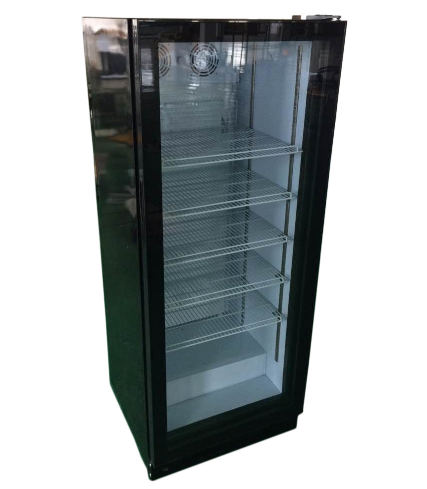 330L single glass door upright beverage showcase super market beverage cooler beer fridge SC330