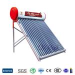 Unpressurized Vacuum Tube Solar Water Heater for Bathroom SUS304 Inner Tank and