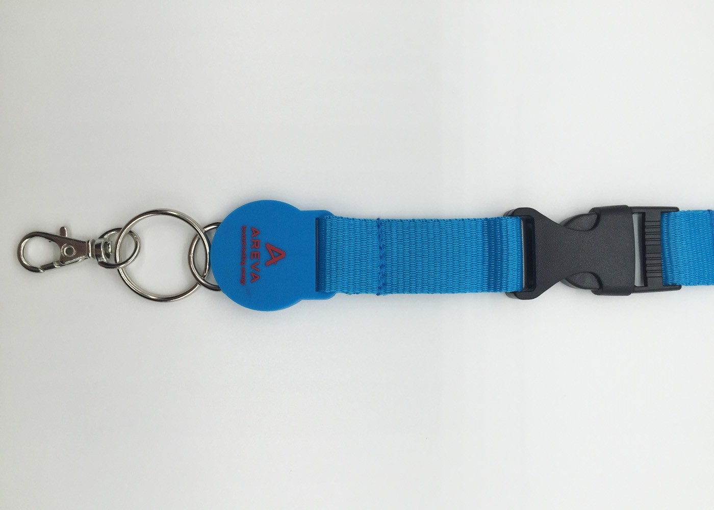 Yellow color professionnal customized silk screened lanyard with any logo