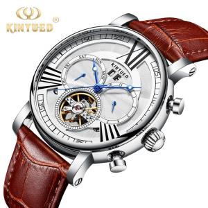 Quality Classic Brown Automatic Mechanical Watch High Hardness Hardlex Glass wholesale