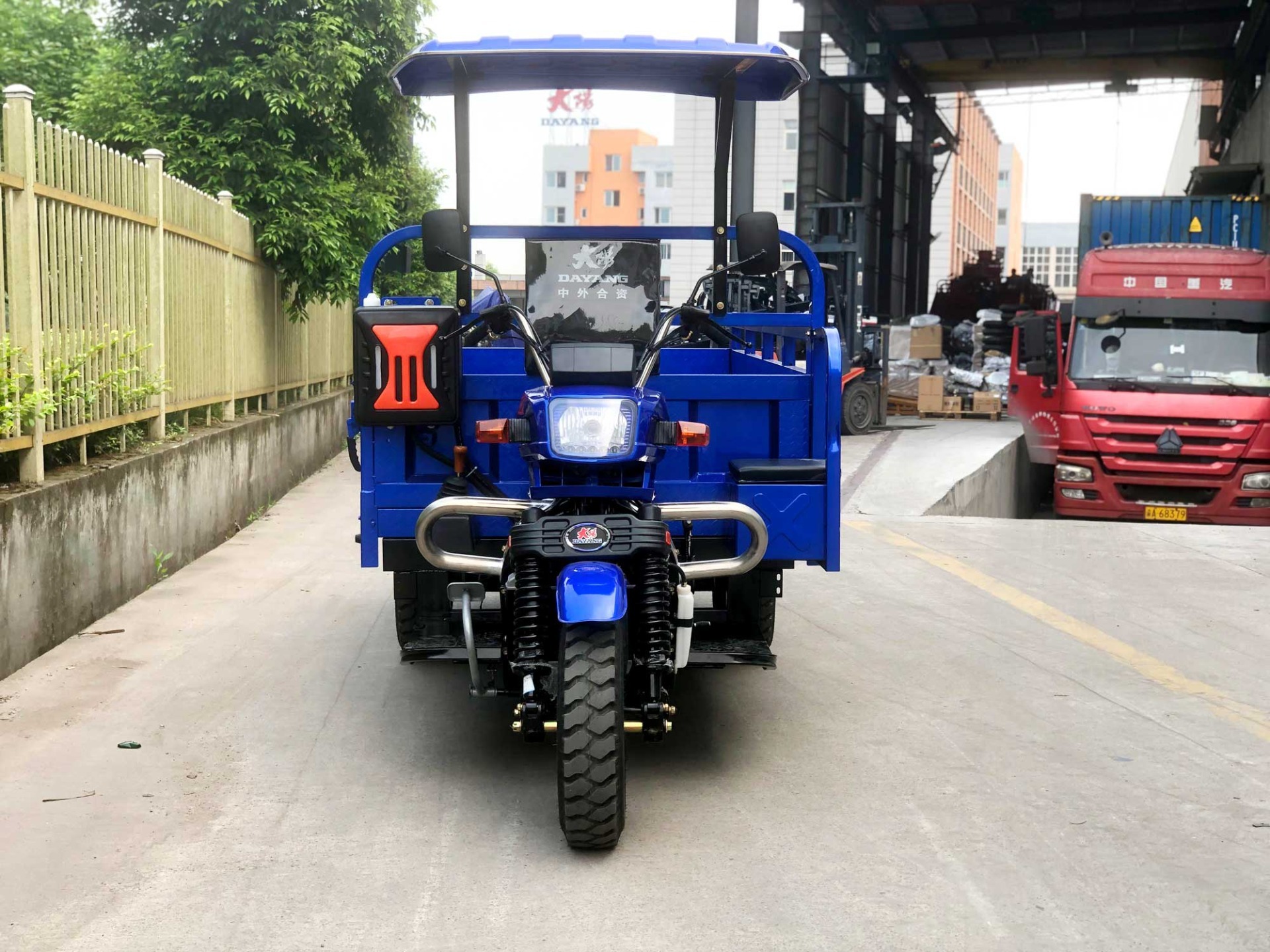 DAYANG 300cc Five Wheels Heavy Loading Trike with Standard Size Double Rear Axle Made