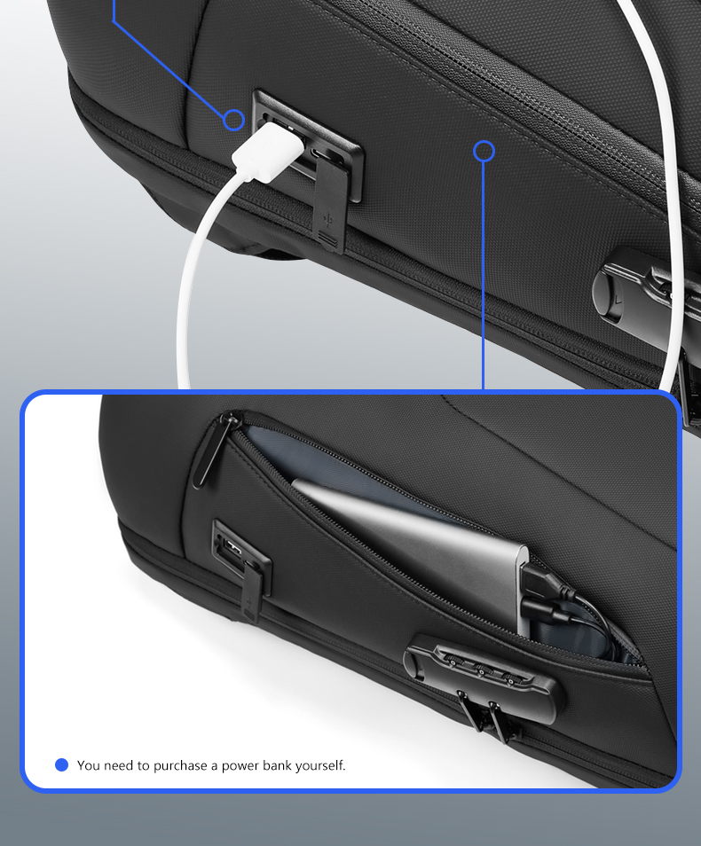 20-39 Litre Usb Charging Laptop Backpack College School Waterproof Backpack OEM