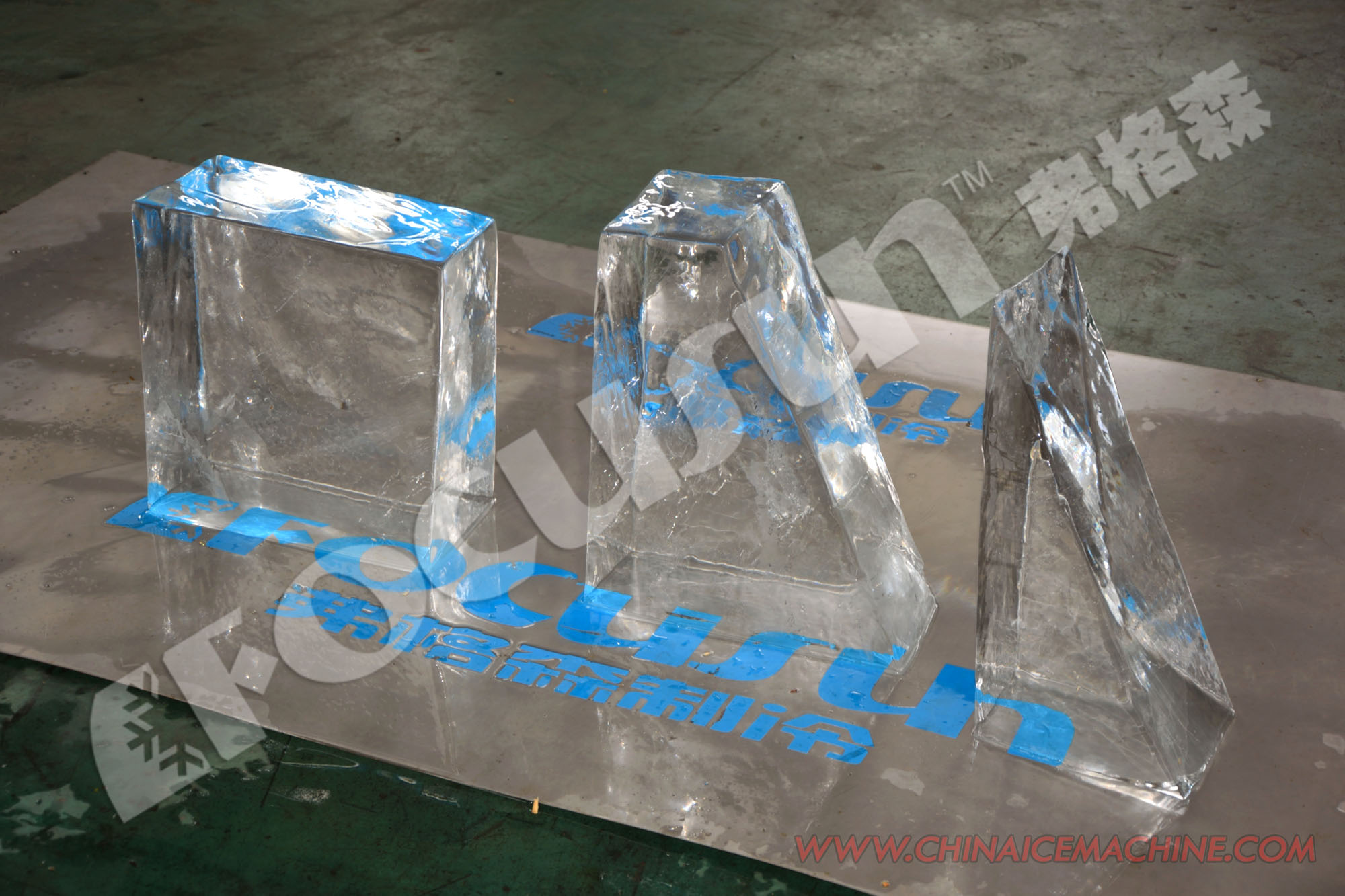 2 Ton Direct Refrigeration Transparent Block Ice Machine with and Easy Operation