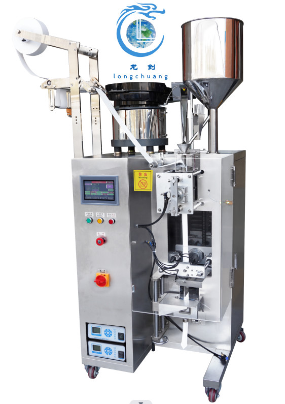 Customized 5g VFFS Car Desiccant Bag Packaging Machine With Touch Screen