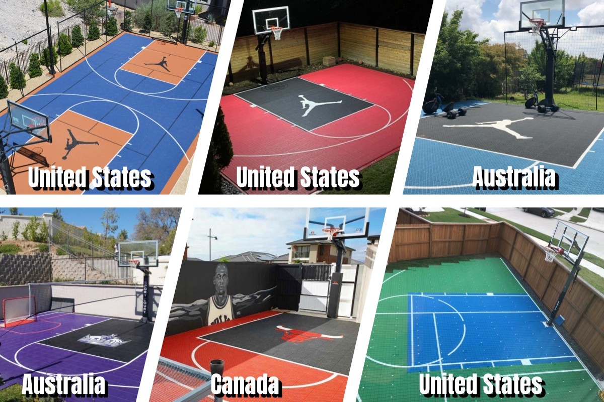 Pvc Modular Badminton Table Tennis Pickleball Sport Court Flooring Tiles Basketball Floor
