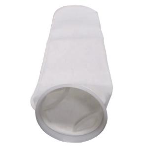 Quality 2 Size Energy Mining Polyester Felt Liquid Filter Bags 0.5 Micron Polypropylene Ring wholesale