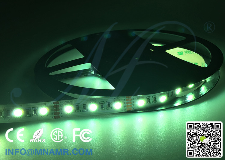 2017 New Multi-color RGBW Flex LED Strip Lights 3M Taped 12v 24v Jewelry Shop Lighting