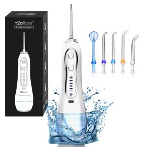 Quality IPX7 Waterproof Ultrasonic Water Flosser Teeth Cleaner 40-140PSI Water Pressure wholesale
