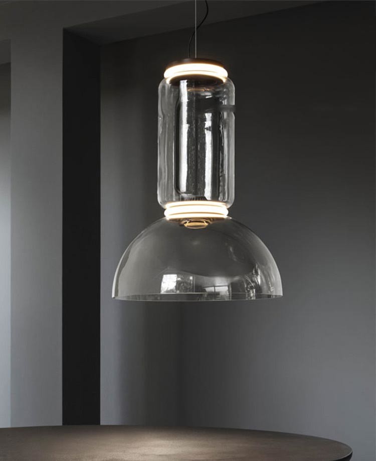 Italy Design Heavy Glass Pendant Light Nordic Modern Hanging Led Pendant Lamp Fixture(WH-GP-35)