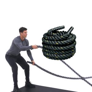 Quality Polyester Polypropylene Battle Rope 12m Commercial Gym Power Training for Sports Activities wholesale