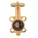 marine copper wafer type butterfly valve