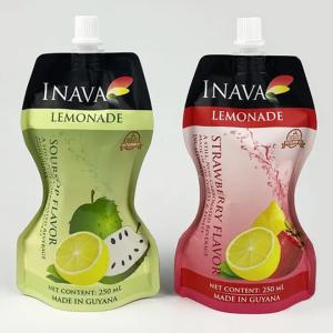 Quality Custom Package Food Grade Stand Up Spout Pouch Bags For Beverage Juice Drink wholesale
