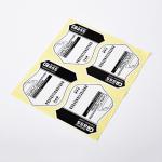 OEM Silk Screen Vinyl Packaging Sticker Labels Adhesive Waterproof