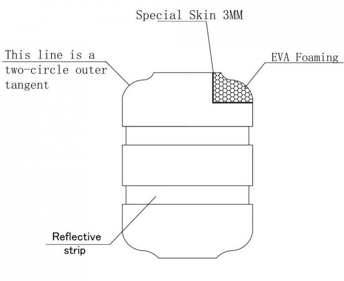 Shock Resistance Roller Barrel Barriers For Highway Tunnel Corner