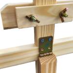 80cm 105cm 125cm Wooden Desktop Easel for Announcement Boards Paintings or
