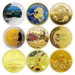 Commemorative Souvenir Gold Silver Brass Coin Customize 3D Metal Challenge Coin