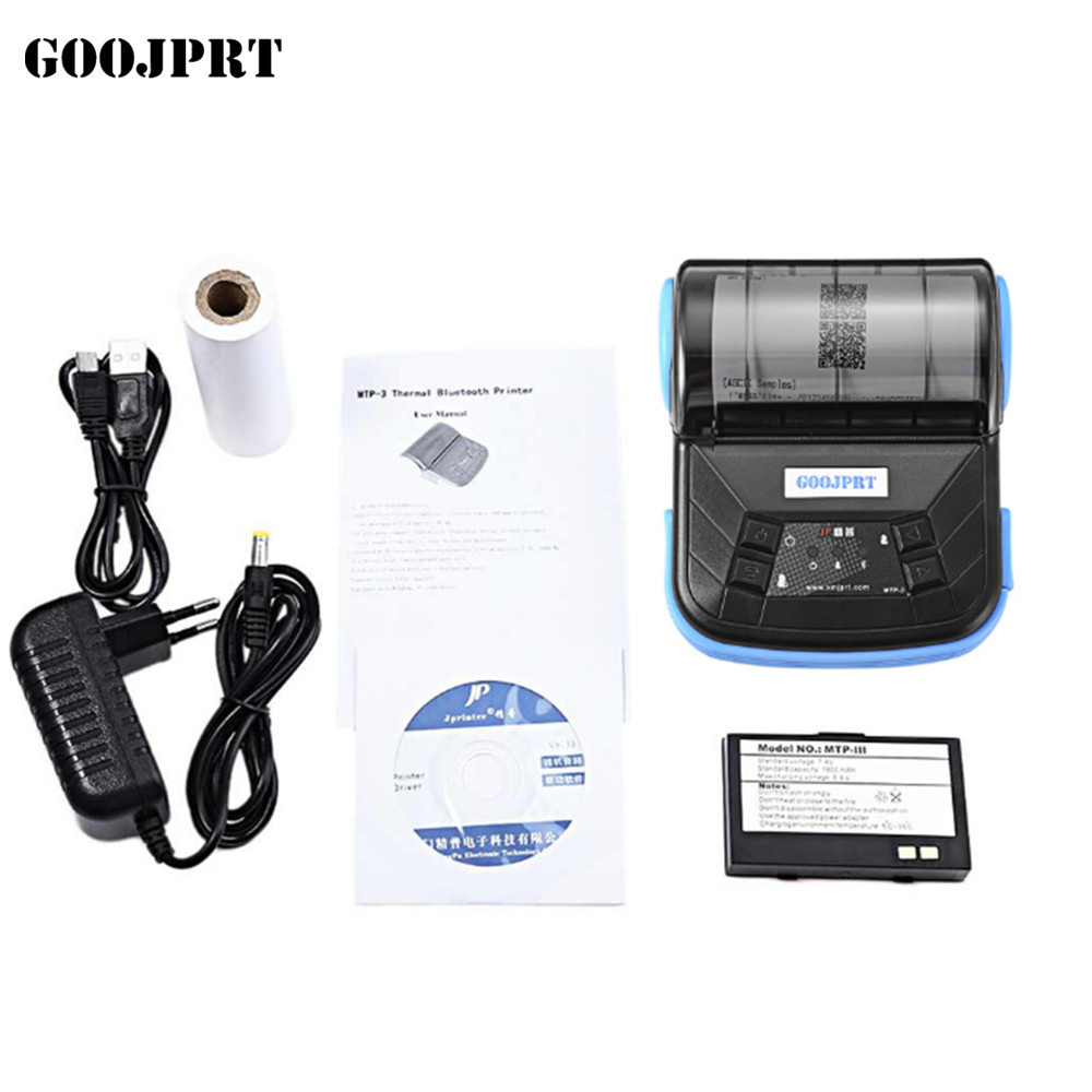 80mm Handheld android pos terminal with printer Thermal Receipt Printer