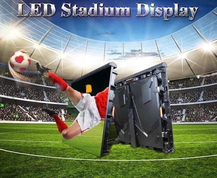 Football Stadium LED Display Board P10 Full Color Perimeter Screen for Advertising