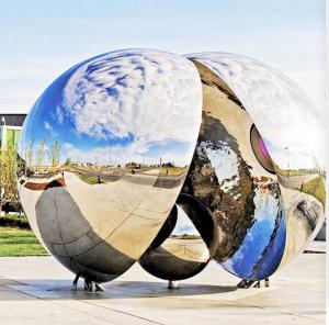 Quality 24 Inch Stainless Hemisphere Hollow Half Sphere , Hollow Steel Ball wholesale