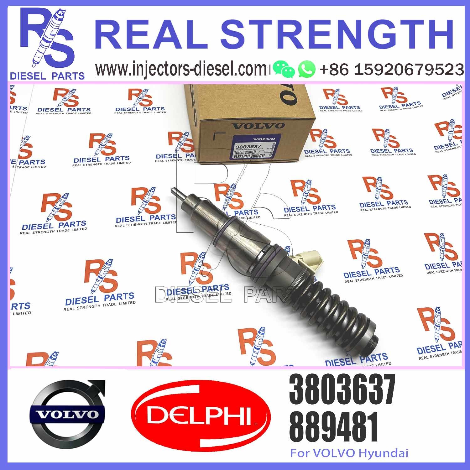 Diesel fuel injector 21371673 fuel injector 3803637 38013693 801368 2044038 21371673 for V-O-L-V EC330B DA30D DA25D EC460B