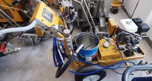 Quality Airless Striping Equipment Road Marking Paint Machine 200-400 Lbs wholesale