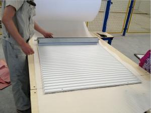 Quality Automatic Aluminum Industrial High Speed Sheet Fast Acting Sliding Sectional Door wholesale