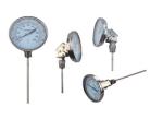 Industrial Bimetal Thermometer Temperature Gauge Galvanized Surface Treatment