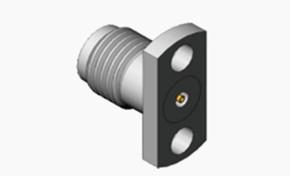Quality K2.92 Female Flange Stainless Steel RF Coaxial Connector with Microstrip for Communication wholesale