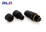 IP68 4 Pin 3 Pin Solderless Car Waterproof Connector