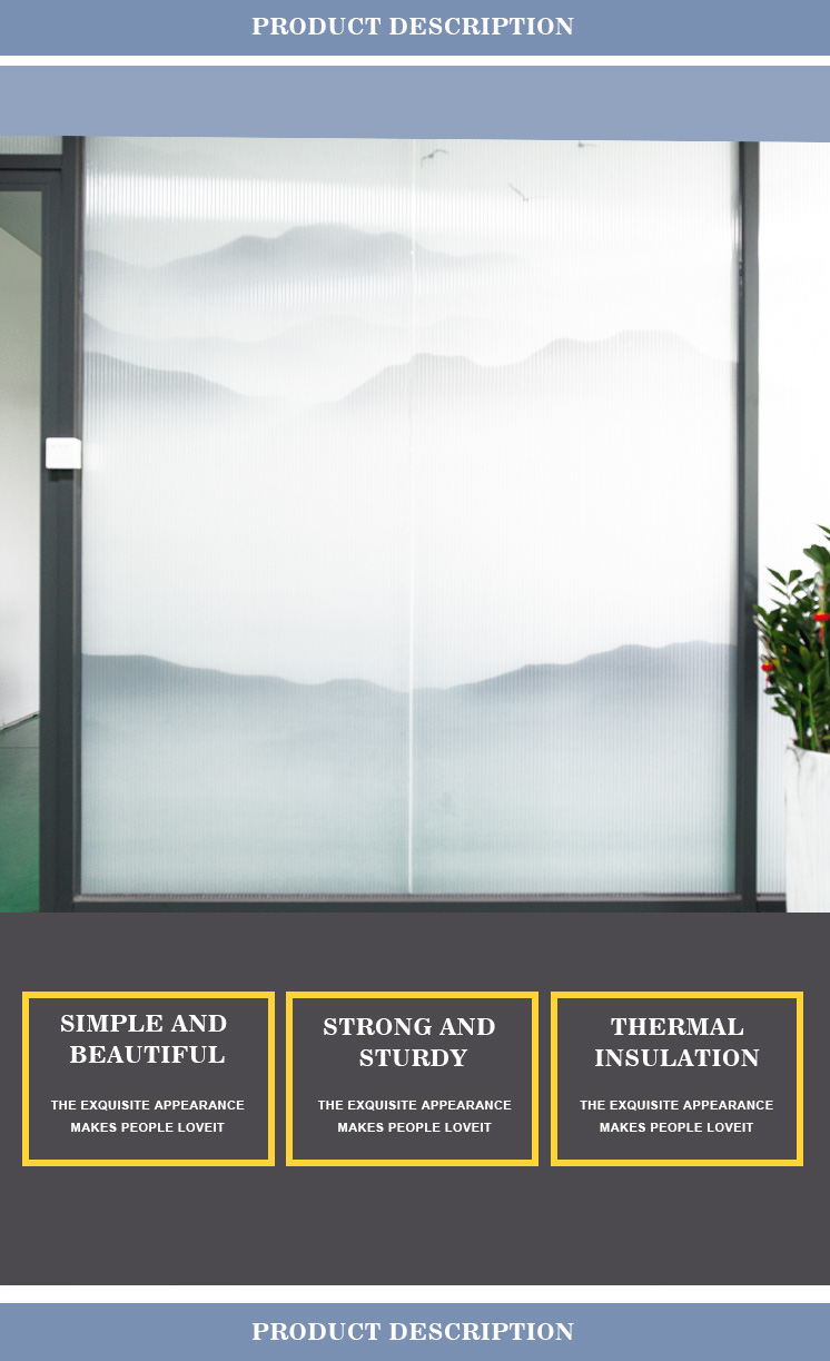 Large Area Landing Windows PDLC Glass Film Energized Atomized
