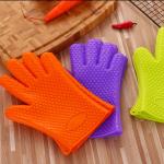 hot sale high quality silicone cute oven gloves mitt pot holder set amazon