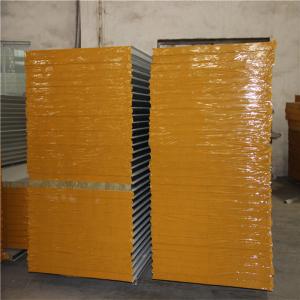 Quality building materiasl sound insulation rock wool sandwich wall panel wholesale