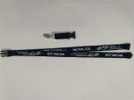 Black Color Promotional Dye Sublimation Lanyards With Fashion Logo , 2.0*90cm