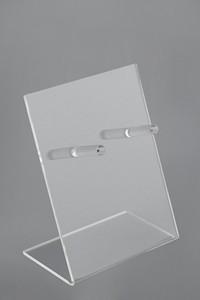 Quality Transparent Table Top Acrylic Sign Holder , clear plastic sign holders wholesale