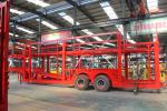 Duel Line Brake System Vehicle Transport Semi Trailers For 4-21 Units Cars