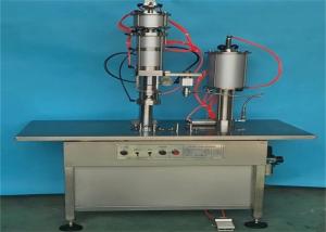 Quality Industrial Bag On Valve Aerosol Filling Machine 1200-1500 Cans / Hour PLC Controlled wholesale