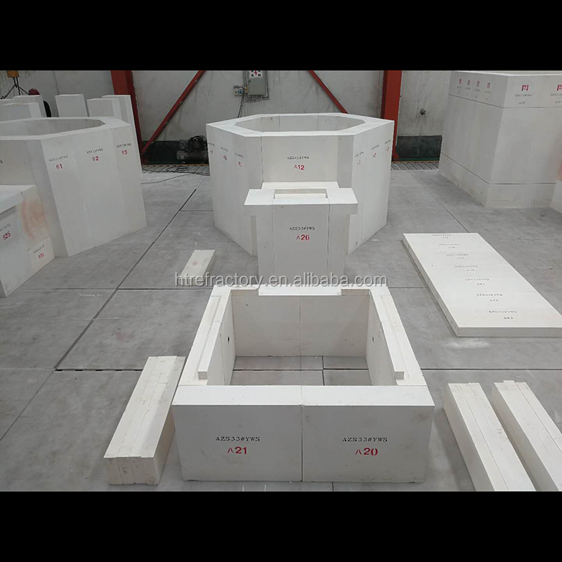 International Standard Fused Cast Alumina Zirconia Corundum Block for Glass Furnace
