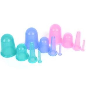 Quality Reusable Chinese Medicine Vacuum Silicone Cupping Sets With Vacuum gun wholesale