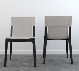 Quality Custom Made Hotel Conference Leather Dining Chairs With Wood Legs wholesale