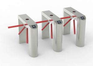 Quality Stainless Steel Arm Turnstile Tripod , Rs485 Tripod Barrier Gate 600mm Passage Width wholesale