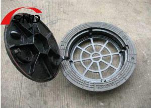 Quality Double Layer Anti Settlement D400 Ductile Iron Covers / Round Manhole Cover wholesale