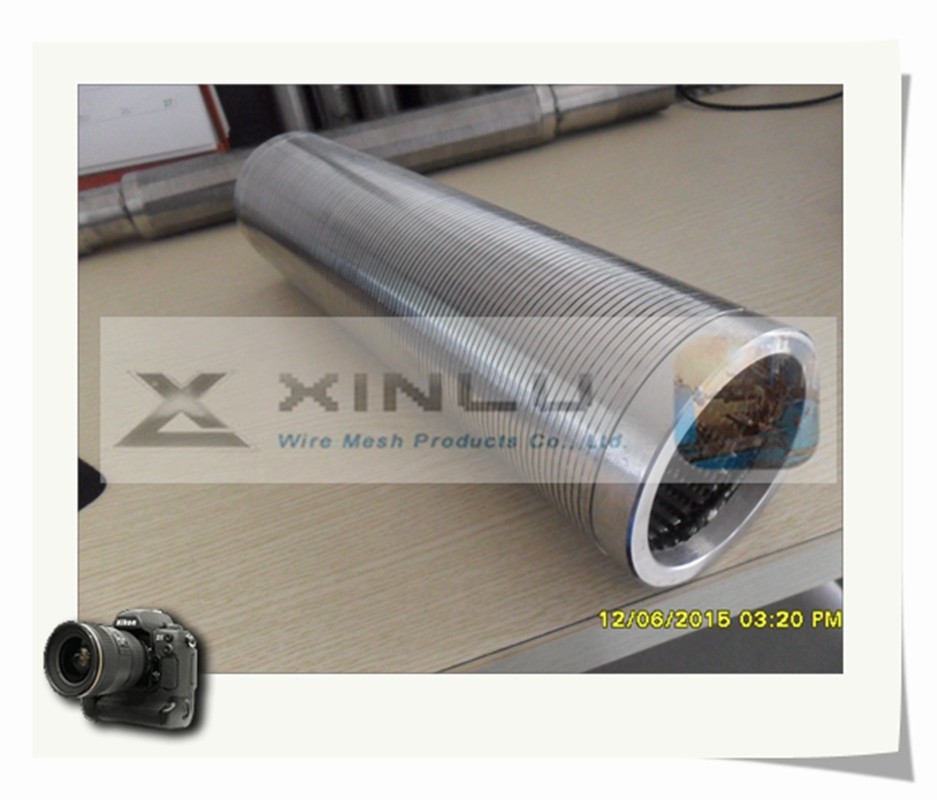 Sand Control Water Well Screen Pipe 5 - 11mm Thickness Anti Corrosion Pipe