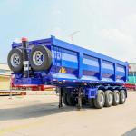 4 Axis (Can Be Customized 2/3/5/6 Axis) 12R20 Tire New Dump Truck Semi-Trailer