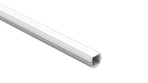 Quality IP20 Anodized Width 18mm Round Led Extrusion Suspended PMMA wholesale