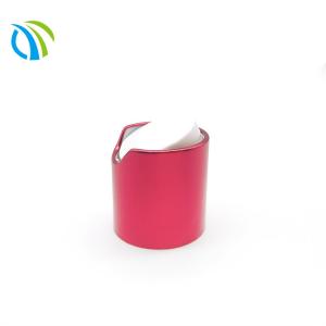 Quality 0.4ml 20/410 Disc Top Caps shiny gold Flip Top Bottle Cap Shampoo 20mm wholesale