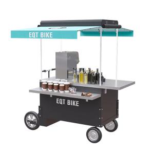 Quality Stainless Steel 1.5kw Mobile Snack Bike Vending Cart wholesale