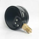 10 MPa Utility Pressure Gauge 100mm Black Steel Brass Wetted Bayonet Ring